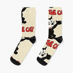 Felix the Cat, 1920s Authentic Style Socks