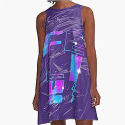 Felix Abstract A Line Dress
