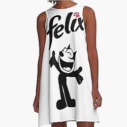 BEST TO BUY Felix Cartoon A-Line Dress