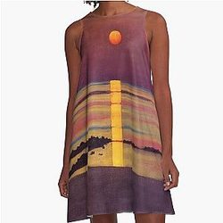 Felix Vallotton A-Line Dress