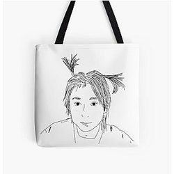 Felix Black Lineart Tote Bag
