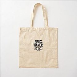 Felix The Gamer The Legend Name - Funny Quote design Cotton Tote Bag