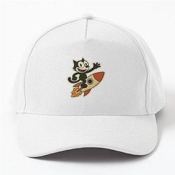 FELIX THE CAT RIDING A ROCKET VINTAGE Baseball Cap