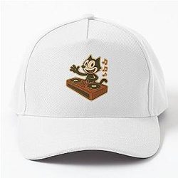 Felix Cat DJ In Disco Baseball Cap