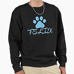 Blue Cat Felix Pullover Sweatshirt