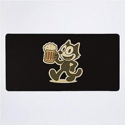VINTAGE FELIX CAT BEER MUG DESK MAT