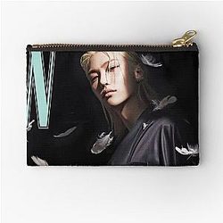 W Lee Felix freckles Summer vibes Boyfriend material Stray Kids Kpop Boy group hot poster Zipper Pouch