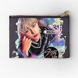 Stray Kids Felix Lee Colorful Zipper Pouch