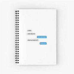 Felix come here Stray Kids Sticker Spiral Notebook