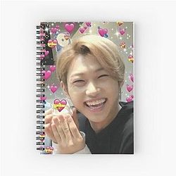 Felix heart Spiral Notebook