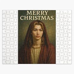 Merry Christmas Stray Kids Felix Holiday Card Puzzle