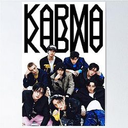 Stray Kids KARMA Ceremony group photo teaser image bang chan lee know changbin hyunjin felix seungmin kpop 5 star world tour poster