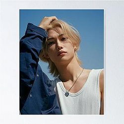 Lee Felix Boyfriend material Stray Kids Kpop Boy group hot poster