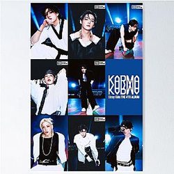 Stray Kids Karma Ceremony Inkigayo SKZ group comeback bang chan lee know changbin han felix seungmin Poster