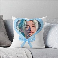 Stray Kids Felix Coquette Throw Pillow