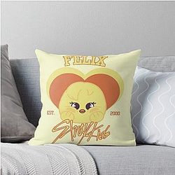 Collage Yearbook Felix Throw Pillow