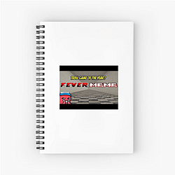 Fever Meme Merchandise For Fans Fever Meme Notebook