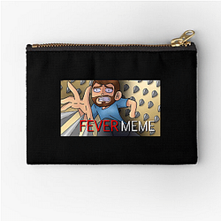 Fever Meme Merch For Fans Fever Meme Zipper Pouches