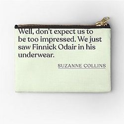 Suzanne Collins - Finnick Odair in his underwear Zipper Pouch