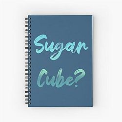 Sugar Cube Finnick Odair Hunger Games Spiral Notebook
