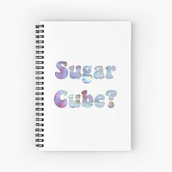 Iridescent Sugar Cube Finnick The Hunger Games Spiral Notebook