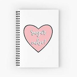 Sugar Cube Finnick Odair Hunger Games Heart Spiral Notebook