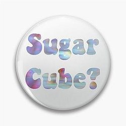 Iridescent Sugar Cube Finnick Hunger Games Pin