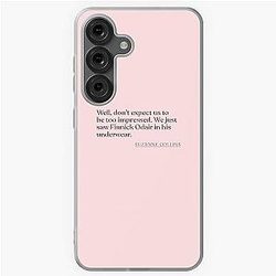 Suzanne Collins - We saw Finnick Odair in his underwear. Samsung Galaxy Soft Case