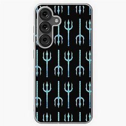 Glitter Watercolor Trident Finnick Odair Hunger Games Pattern Samsung Galaxy Soft Case