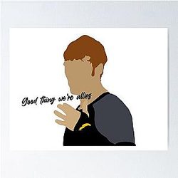 Finnick Odair Ally Sticker Poster