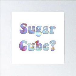 Iridescent Sugar Cube Finnick Odair Hunger Games Poster