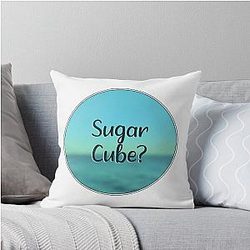 Sugar Cube Finnick Odair Hunger Games Throw Pillow