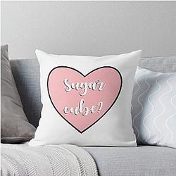 Sugar Cube Finnick Odair Hunger Games Heart Throw Pillow
