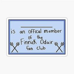 The Hunger Games is an official member of the Finnick Odair fan club sticker