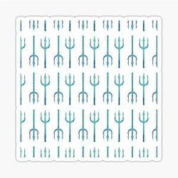 Glitter Watercolor Finnick Odair Pattern Sticker