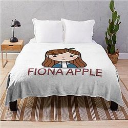 Fiona Apple Cute Sticker Throw Blanket