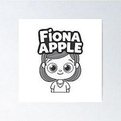 Fiona Apple Sticker Poster