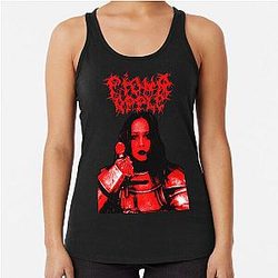 Fiona Apple Joan of Arc Metal Logo Racerback Tank Top