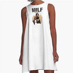 milf: man i love fiona apple A line dress