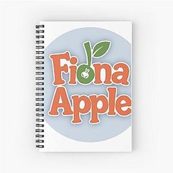 Fiona apple sticker Spiral Notebook