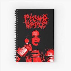 Fiona Apple Joan of Arc Metal Staple Spiral Notebook
