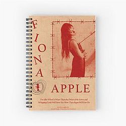 Fiona Apple Idler Wheel Spiral Notebook