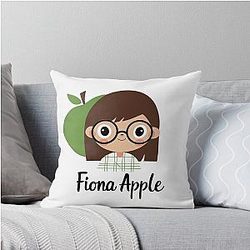 Fiona Apple Sticker Throw Pillow