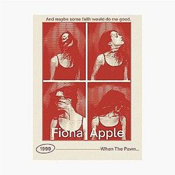 Fiona Apple - When the Pawn Graphic Design Photographic Print