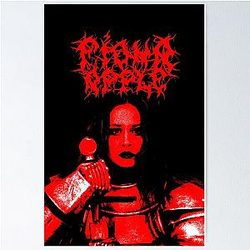 Fiona Apple Joan of Arc Metal Logo Poster