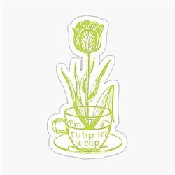 I'm a tulip in Fiona Apple Sticker