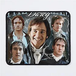 Fitzwilliam Darcy Pride and Prejudice Retro Mouse Pad