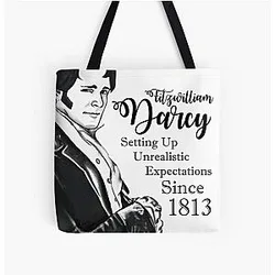 Fitzwilliam Darcy - Setting Up Unreal Expectations 1813 Tote Bag