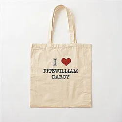 I Heart Fitzwilliam Darcy Cotton Tote Bag