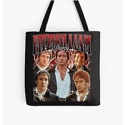Fitzwilliam Darcy Style Over Print Tote Bag